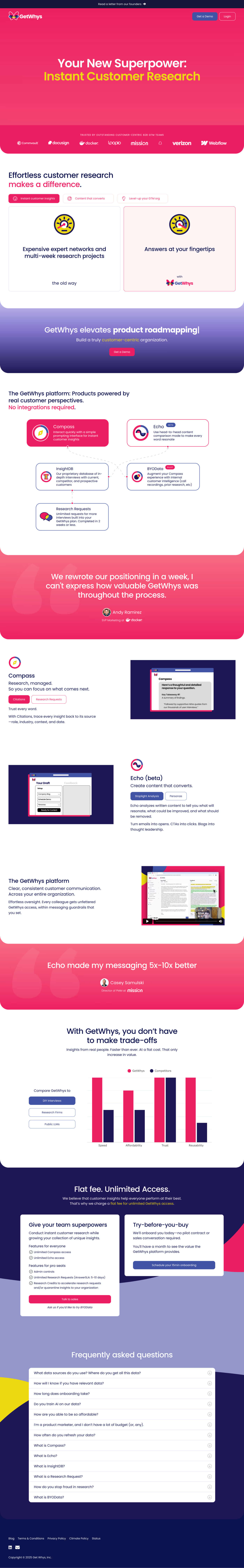 GetWhys homepage in 2025